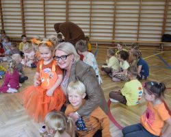 Pani Wójt z przedszkolakami