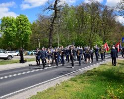 zdjęcie przedstawia Gminną Orkiestrę Dętą z Borowia