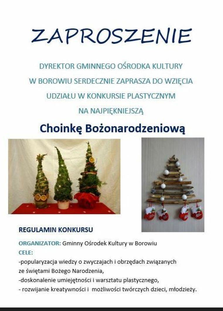 plakat konkurs bożonarodzeniowy str. 1